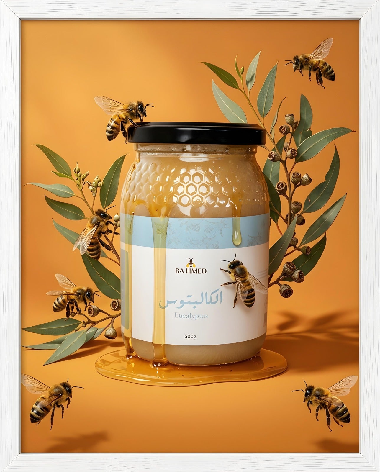 Miel d'Eucalyptus Ba Hmed Bio 500g